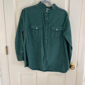 Ann Mashburn flannel top size XS